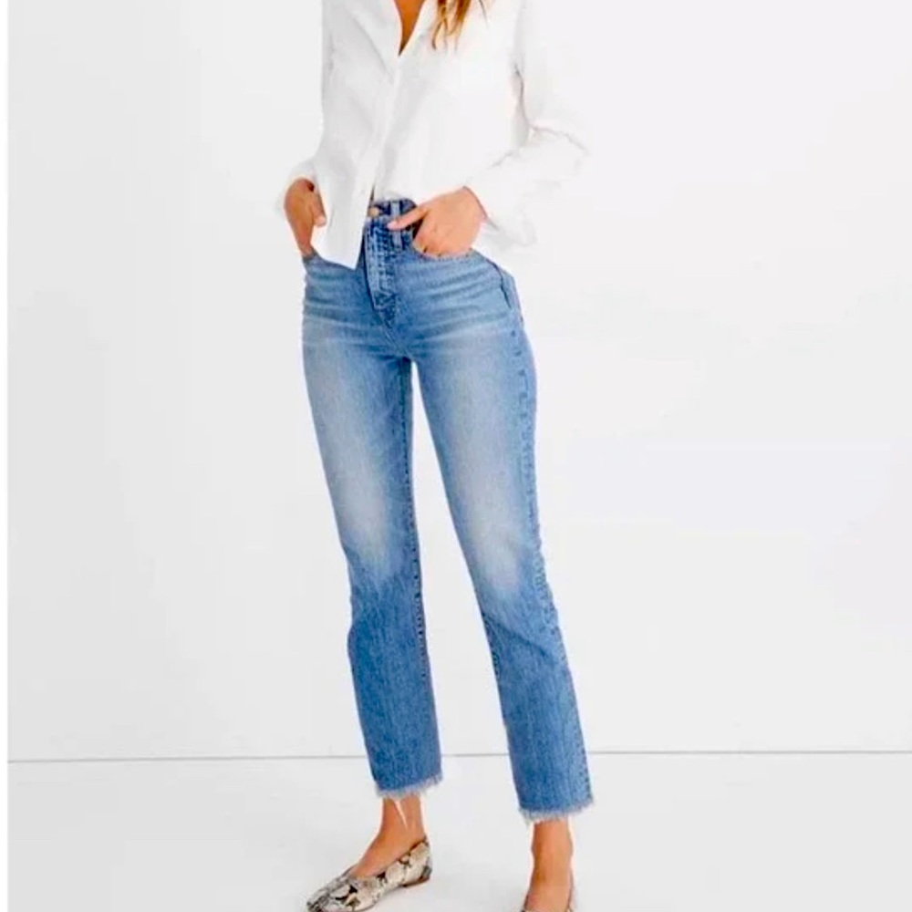 Madewell perfect vintage straight leg jeans size 25